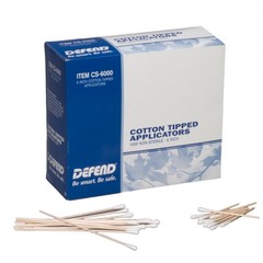 COTTON TIPPED APPLICATORS, either 3" or 6" sizes, 1000/BOX