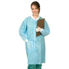 DISPOSABLE LAB COATS SM - XXXL 10/BAG